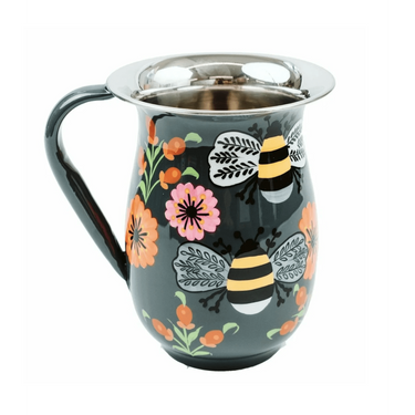 Bumble Bee Jug - Grey / Multi – High quality House of Dudley homewares